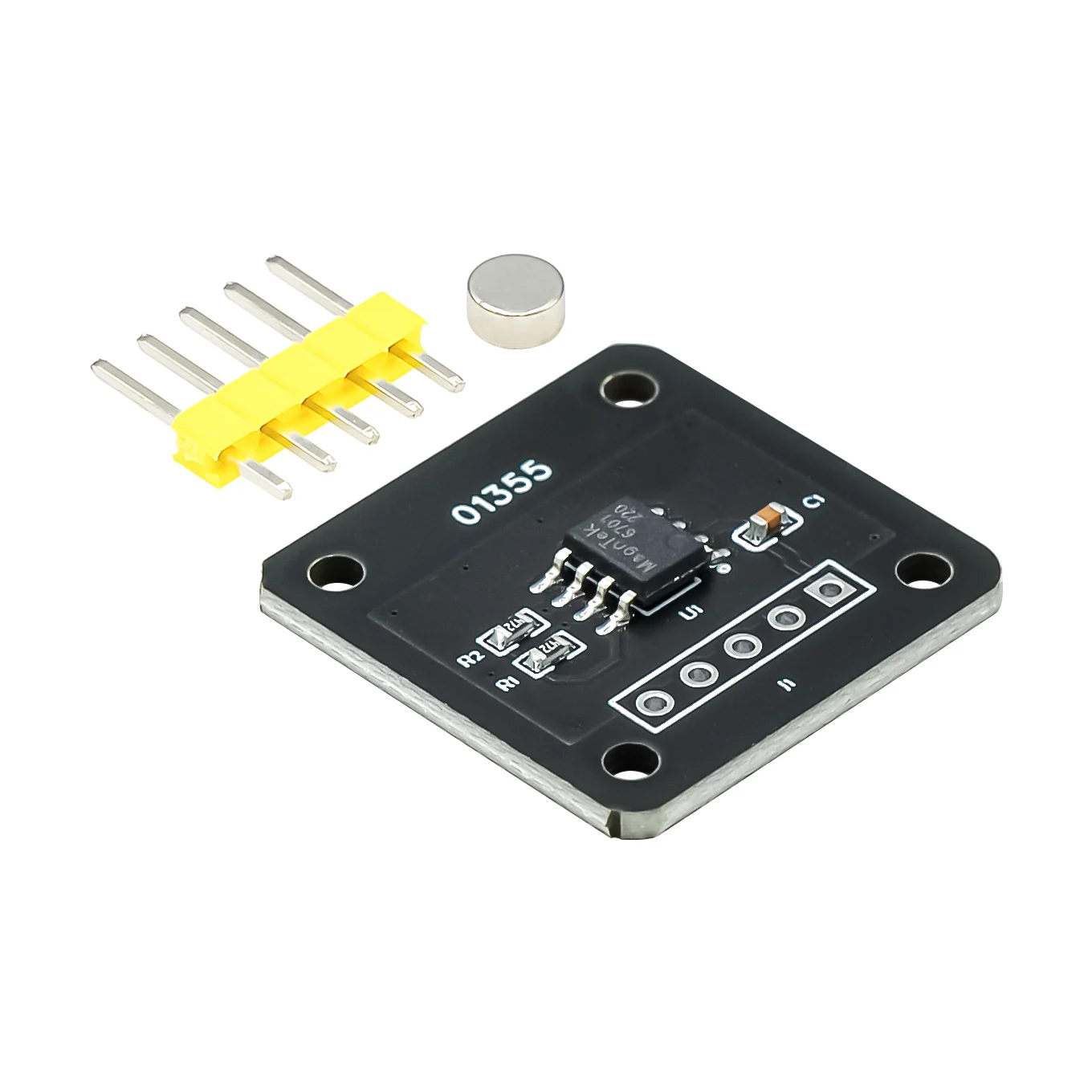 MT6701 magnetic encoder magnetic induction angle measurement sensor module 14bit high precision instead of AS5600