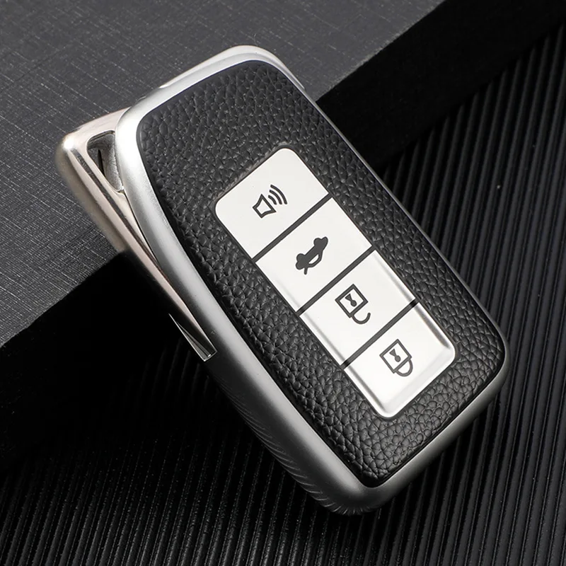 Leather Car Key Case Cover for Lexus RX350 NX300 Es300h Rx450h GS300 GX470 IS250 ES350 LX570 GX460 Nx300h Is300h Shell Holder