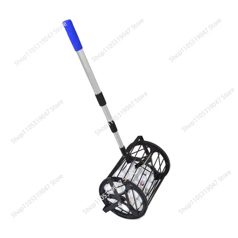 125 Balls Capacity Table Tennis Balls Retriever Collector Pingpong Ball Picker Table Tennis Hopper Roller Table Tennis Accessory