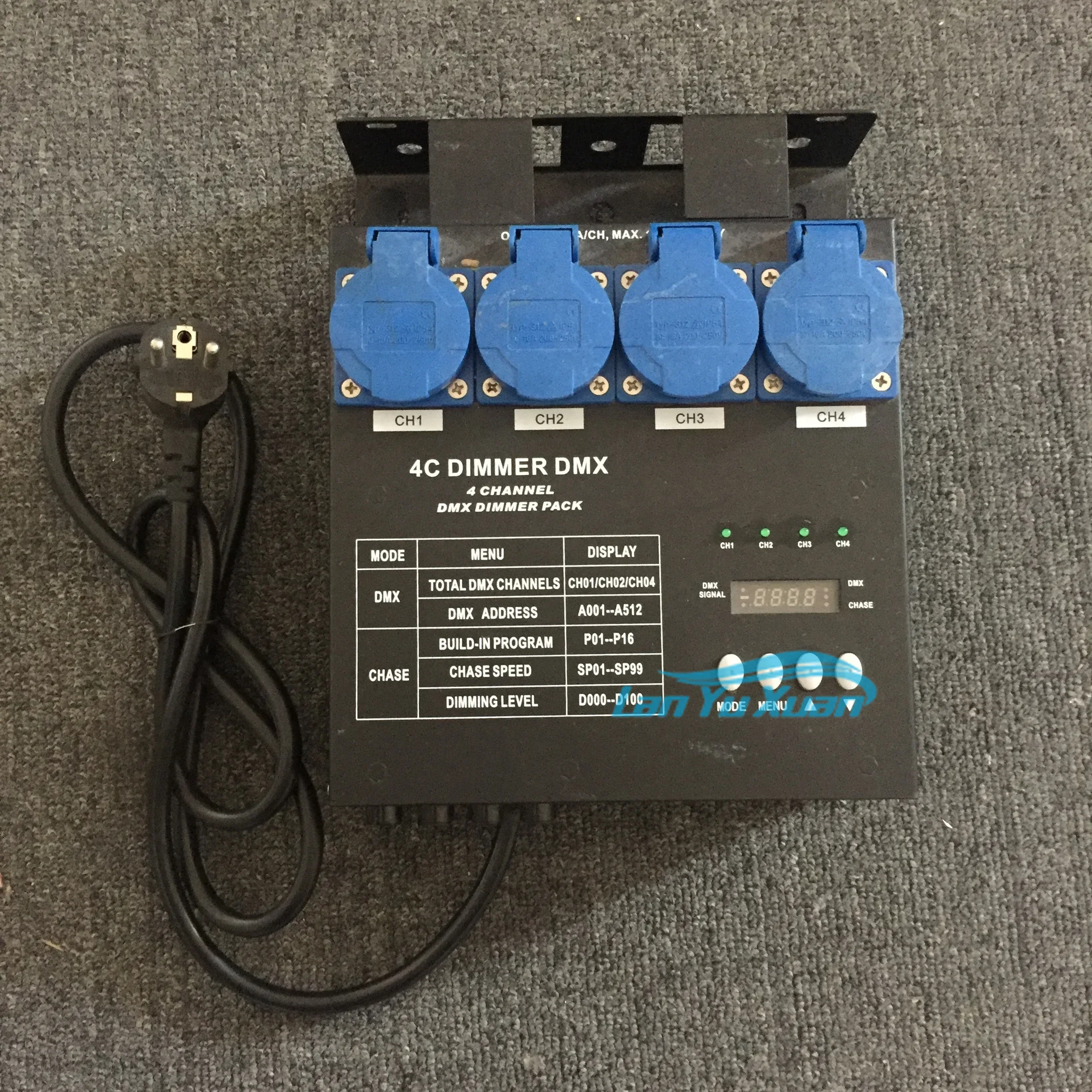 

2026 Led Stage Lighting Equipment 4 Channel Dmx Dimmer Pack