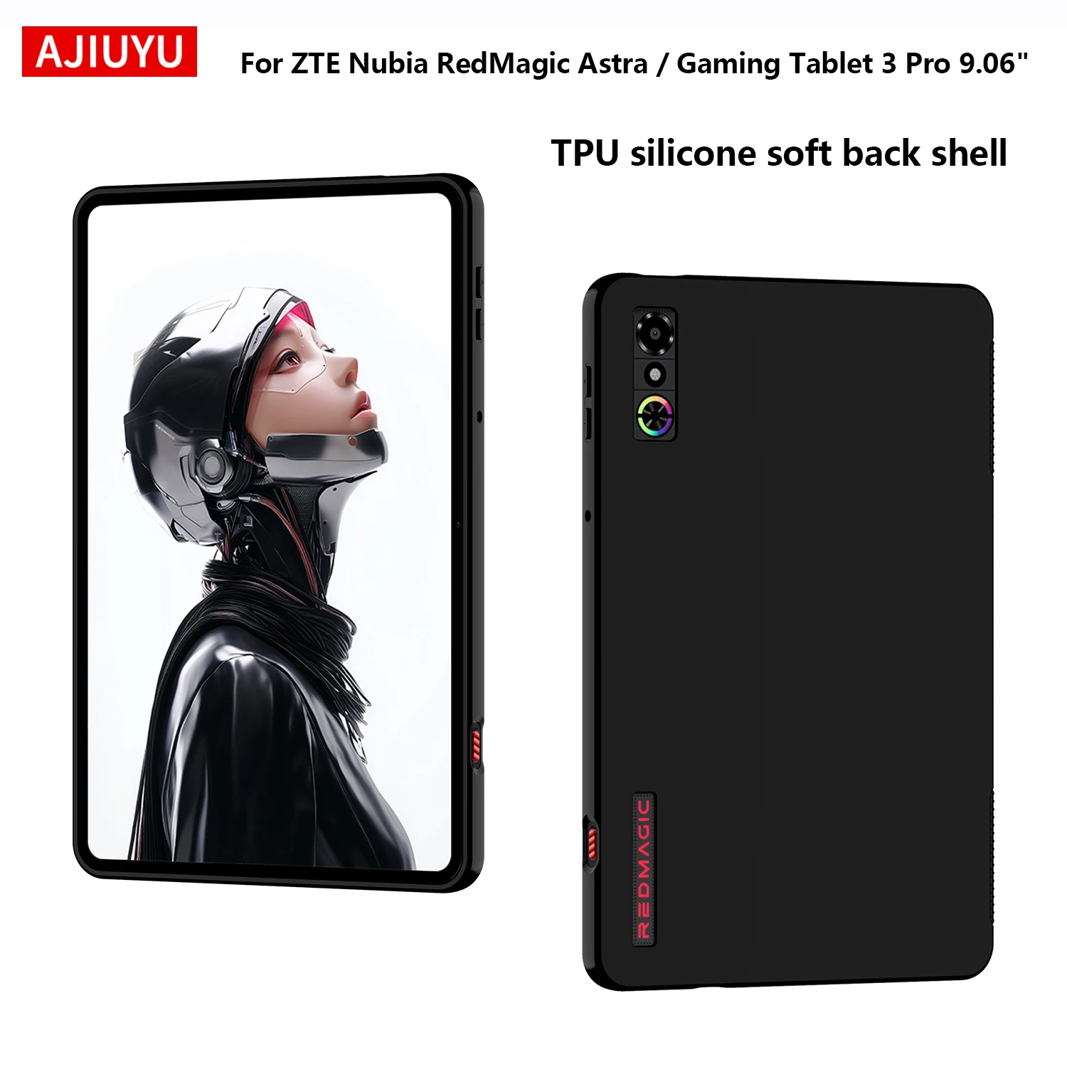 AJIUYU TPU Back Cover For ZTE Nubia RedMagic Astra / Tablet 3 Pro 9.06