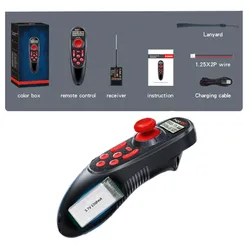 HOTRC DS-600 DS600 6CH 2.4GHz FHSS Radio System Transmitter Remote Controller PWM GFSK 6CH F-06A Receiver For Model Car Boat Toy