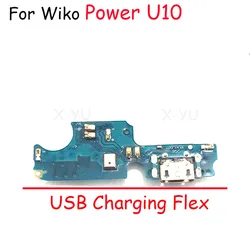 For Wiko Power U10 U20 U30 USB Power Charger Port Jack Dock Connector Plug Board Charging Flex Cable Repair Parts