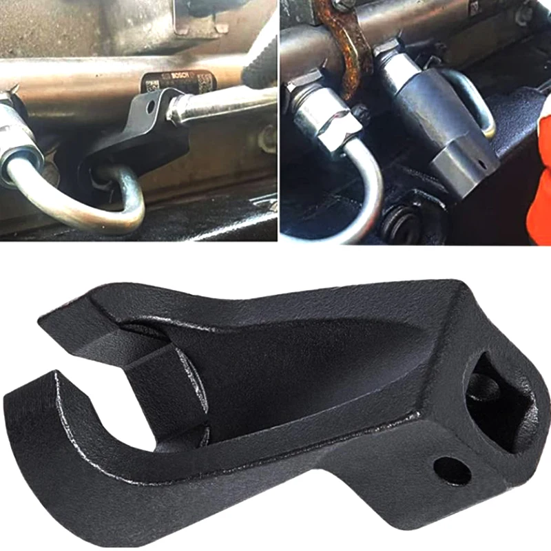 

1 шт., 19 мм, разъем для форсунок дизельного топлива для DD13 DD15 DD16, гаечный ключ для топливных линий высокого давления, инструмент