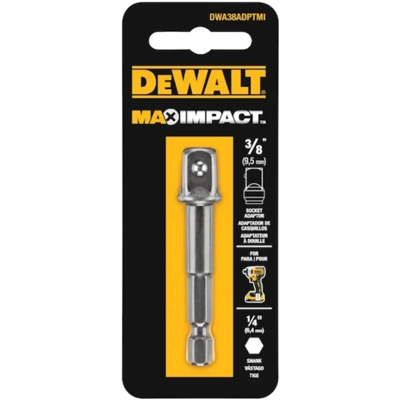 DEWALT DWA12ADPTMI DWA38ADPTMI MAX IMPACT™ 1/4\