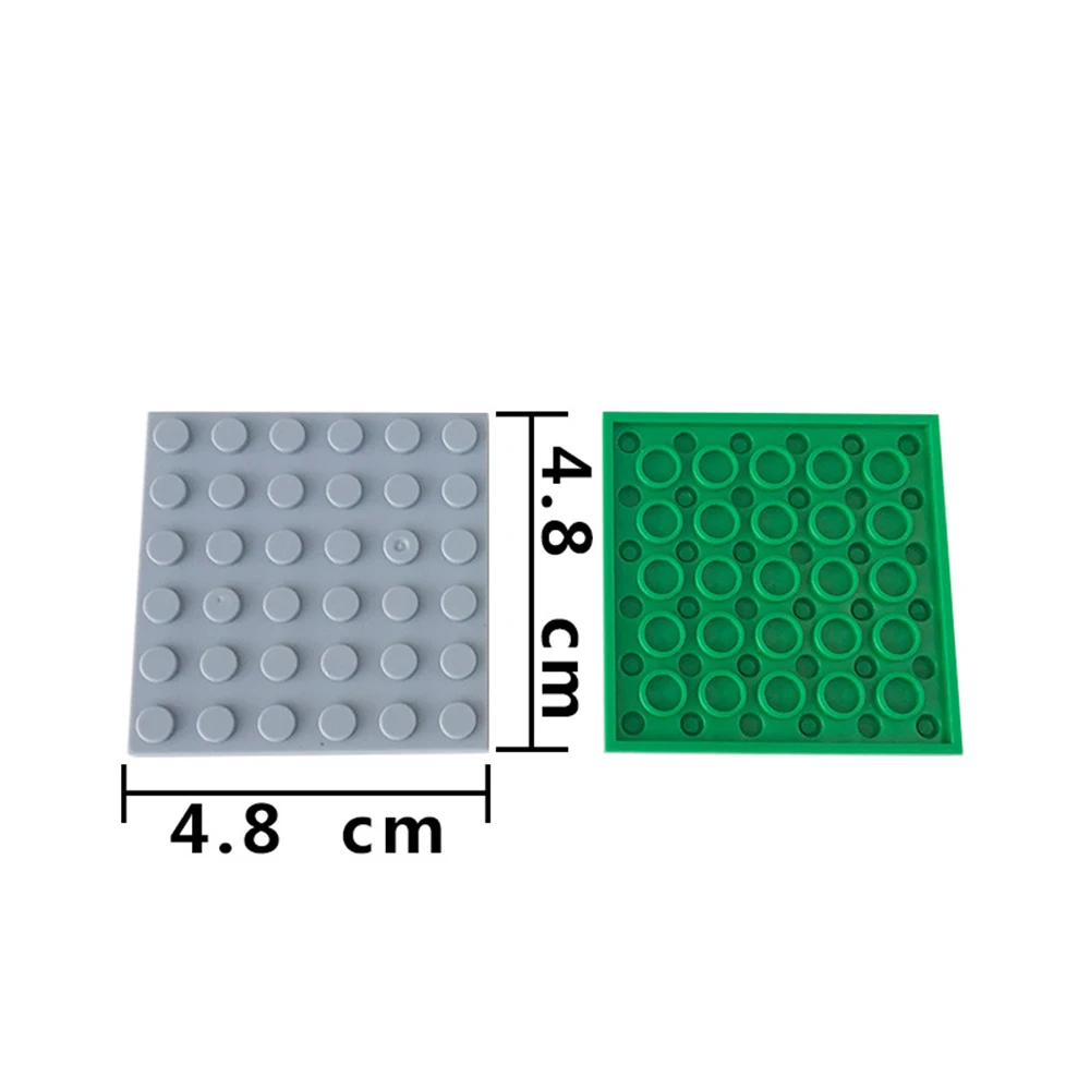 10 pièces Moc 3958 petite plaque de Base créative 6x6 points bricolage blocs de Construction briques assemble Construction jouets cadeaux pour les enfants