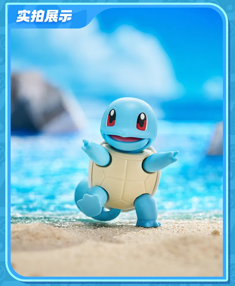 BLOKEES Pokemon Figure Pikachu Bulbasaur Squirtle Charizard Eevee Ceruledge Greninja Action Figure Toys Collect Christmas Gift