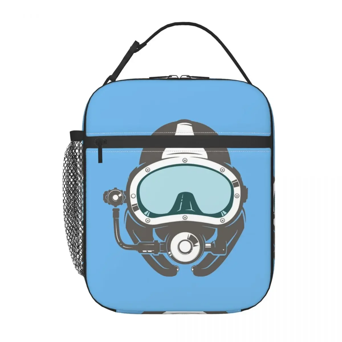 Scuba Diver Mask Diving Thermal Insulated Lunch Bags for Office Portable Food Container Bags Thermal Cooler Lunch Boxes