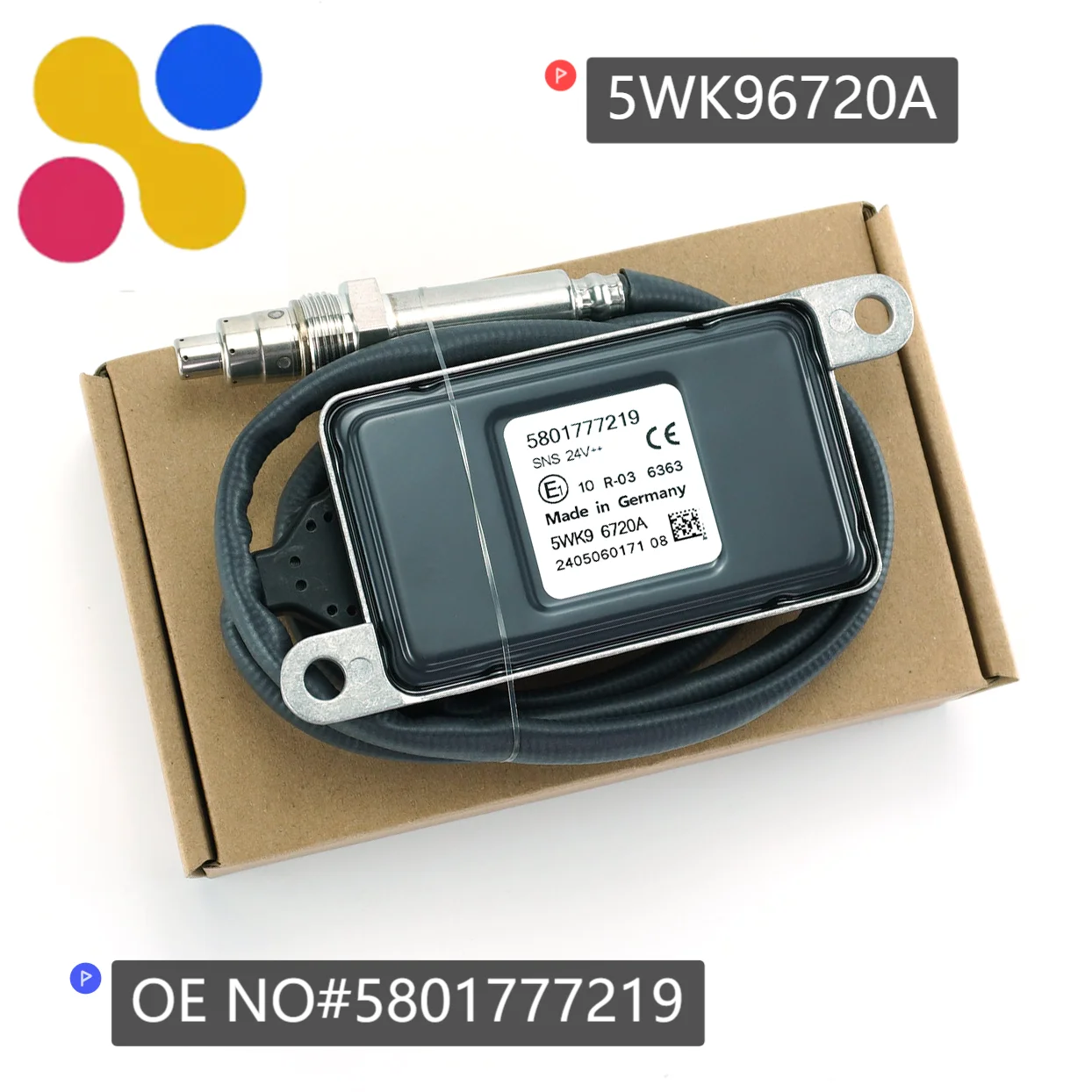 

5801777219 24V Nitrogen Oxygen Sensor 24V for IVECO Trucks Buses Diesel Euro 6 Stralis Trakker 5WK96720A 5WK9 6720A