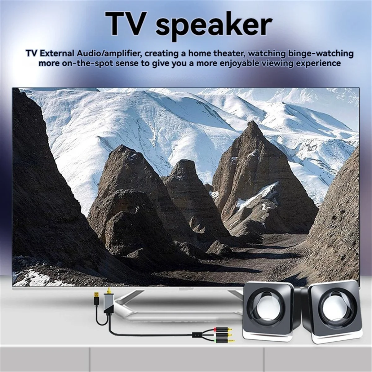 NEW!! Digital to Analog Audio Conversion Cable, Digital SPDIF Coaxial to Analog L/R RCA & 3.5mm Stereo Audio Cable, 3 Meter