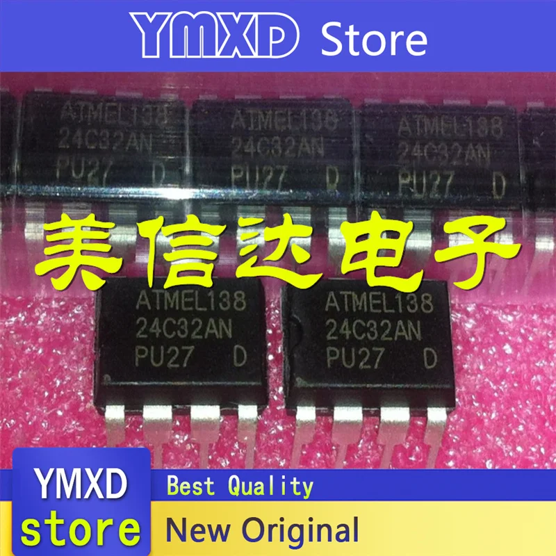 10pcs/lot New Original 24C32AN AT24C32AN memory DIP-8 In Stock