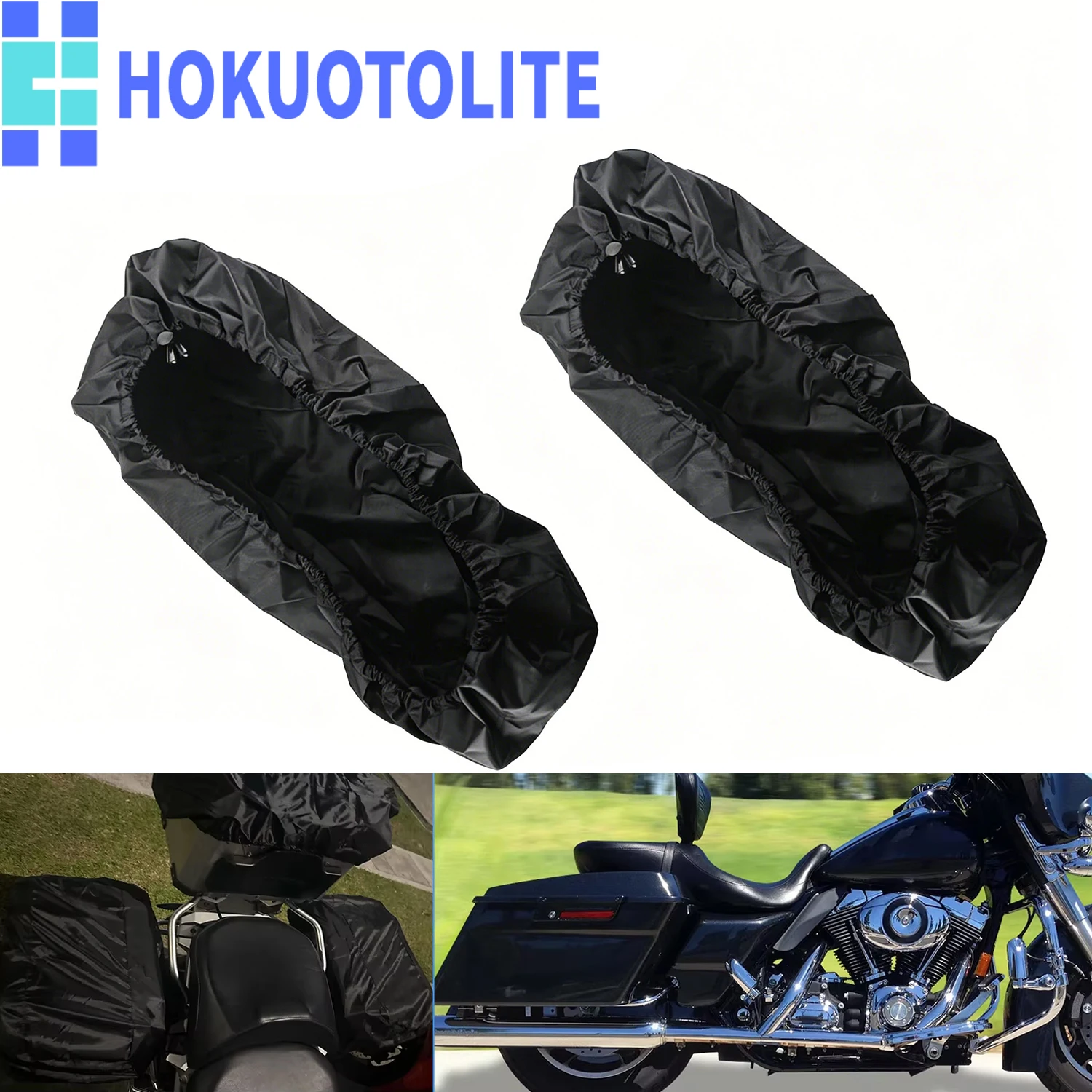 Waterproof Saddlebags Lid Covers Audio Speaker Lids Bras For Harley Touring Road King Street Glide Road Glide Electra Glide