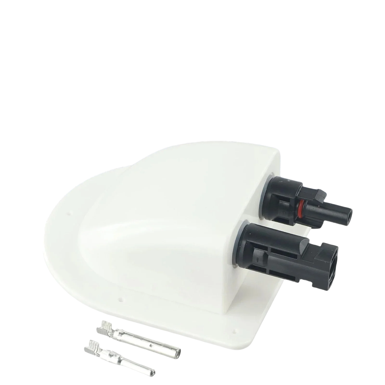 Câble de fil de panneau solaire pour caravane, boîte d'étanchéité à Double trou pour glande d'entrée, connecteur de câble incurvé étanche pour camping-car et bateaux