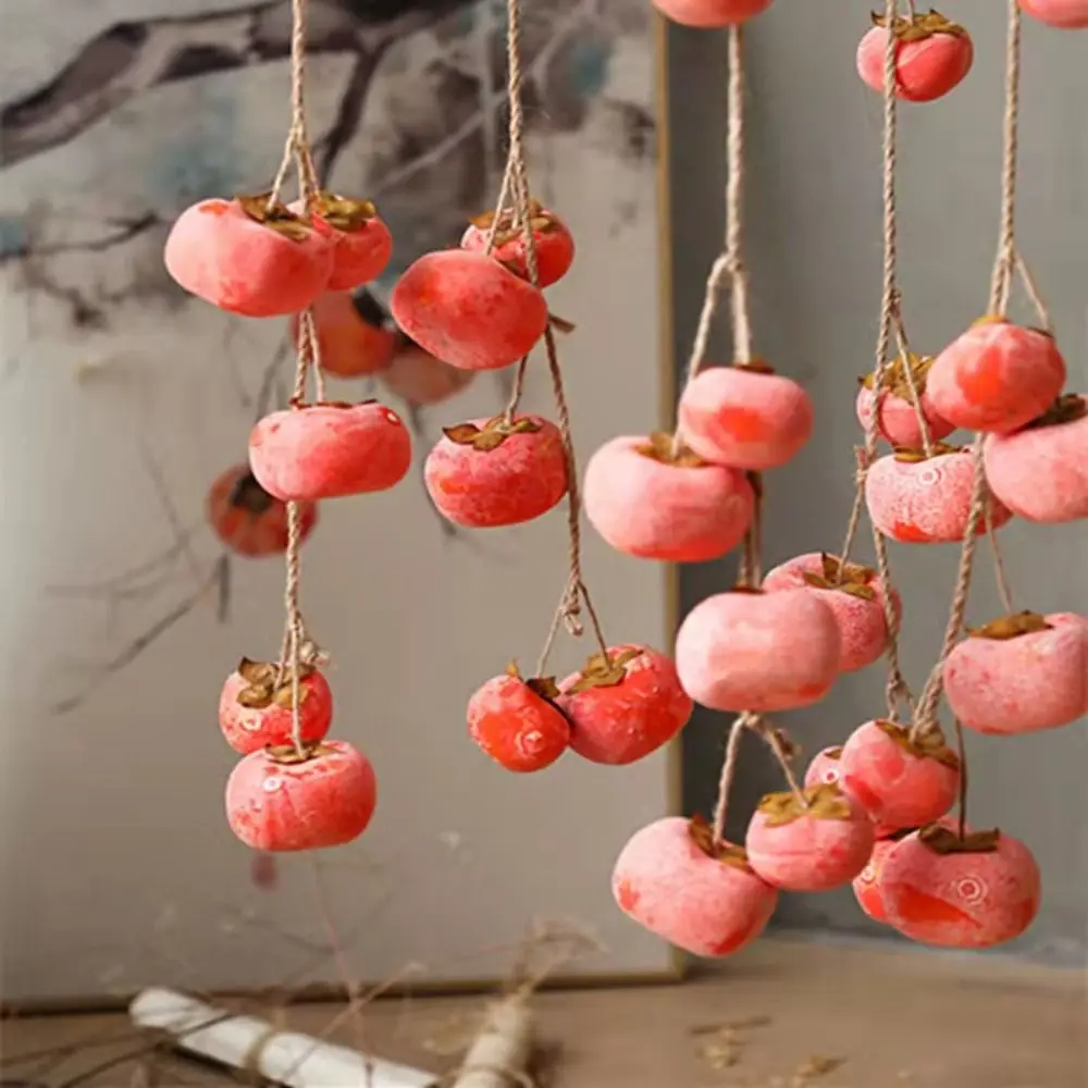 Gift Photo Props Home Decoration Wall Hanging Simulation Fruits Party Supplies Artificial Persimmon String