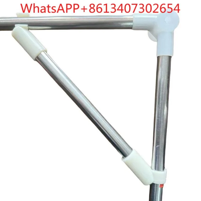 Triangular bed home mosquito net bracket top side tie rod floor mosquito net bracket 15/16 stainless steel paint (5pcs)