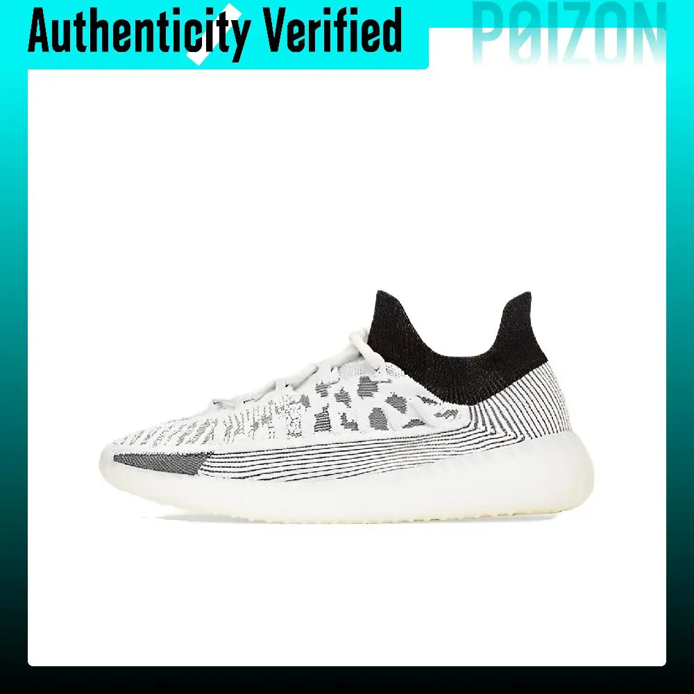 Adidas Originals Yeezy Boost 350 V2 Panda Cmpct 'Panda' Zapatos casuales de tela de caña baja Unisex Blanco Negro IG9608