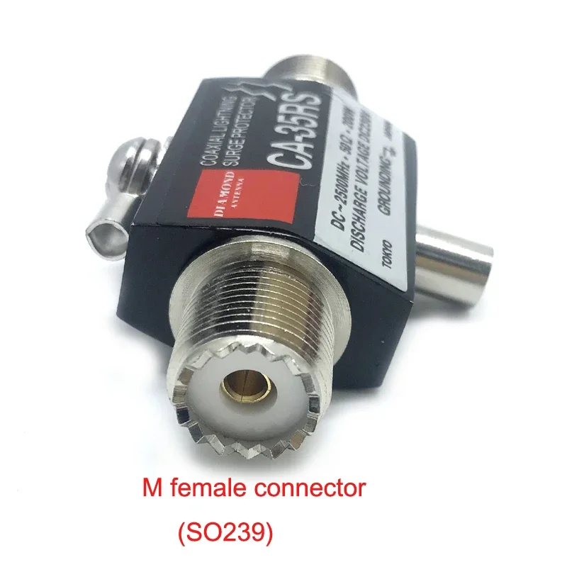 다이아몬드 CA-35RS CA-23RS CA-23RP PL259 SO239 라디오 리피터, MPG N 타입 커넥터, 동축 번개 방지 안테나 서지 보호대