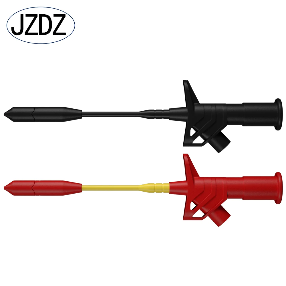 JZDZ Multi-meter Test Probe Professional Piercing Needle Test Clips/Hook with 4mm Socket J.30019