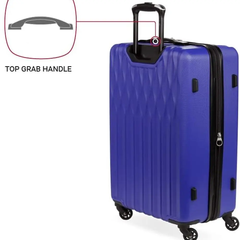 أمتعة دوارة ذات هيكل صلب متوسط قابل للتوسيع من SwissGear، موديل 8018