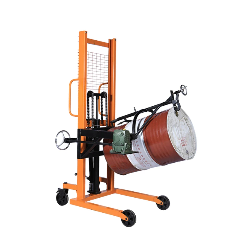 

High quality 350kg Pallet Oil Drum Stacker 350kg oil drum lifter for sale