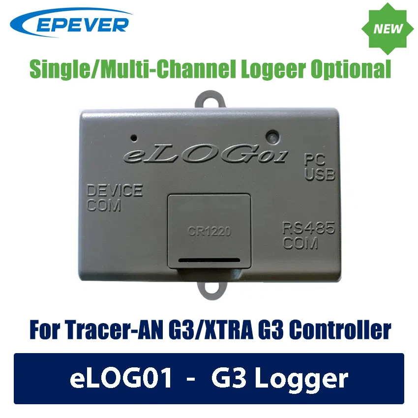

Регистратор данных EPEVER eLog01-S/M-G3, параметр устройства записи в режиме реального времени, одноканальная/многооперационная связь RS485