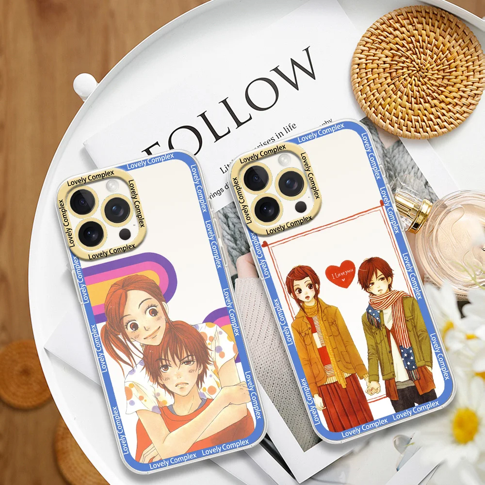 Bilibili Cartoon Lovely Comple Phone Case for Samsung S24 S23 S22 S21 A55 A54 A35 FE PLUS ULTRA Transparent Bezel Shell