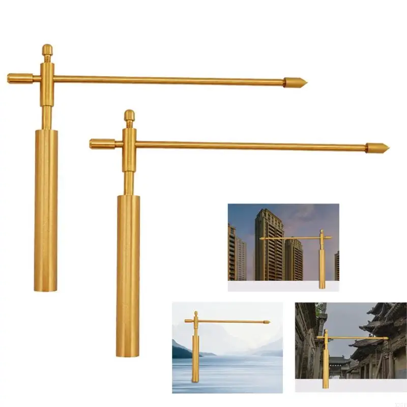 

920L Dowsing Rods Flexible Rotation Divination Tools,Retractable Portable Rods for Water Divining