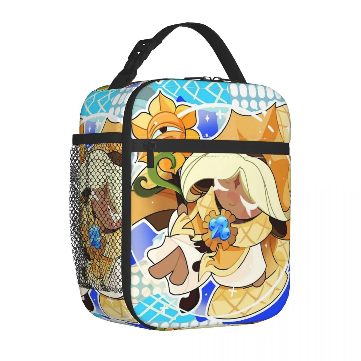 Pure Vanilla Insulated Lunch Bag Thermal Bag  Meal Container Cookie Run Kingdom High Capacity Tote Lunch Box Food Bag