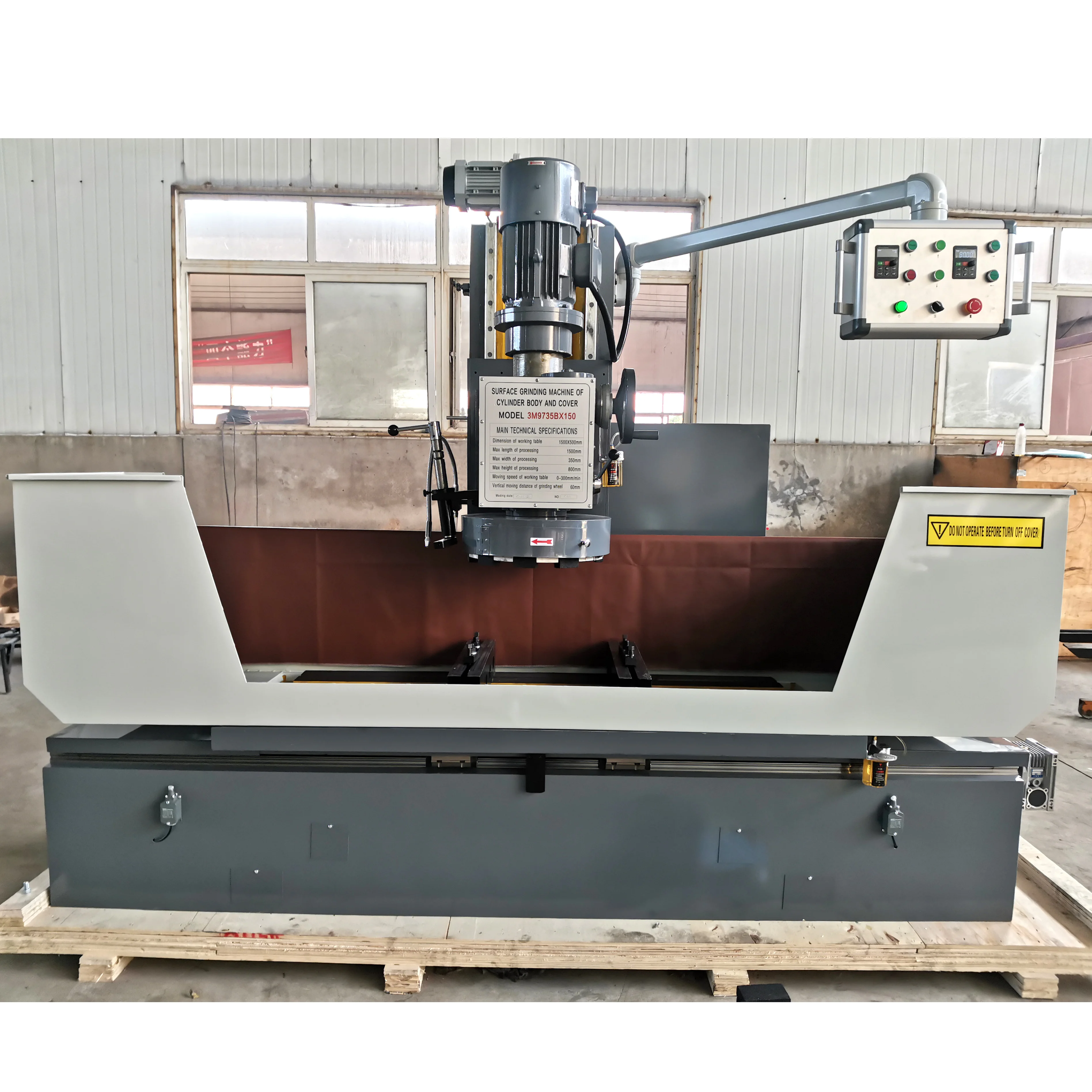 High Rigidity Industrial  Horizontal Universal Surface Cylinder Block Grinding Milling  Machine for Cylinder Head Engine