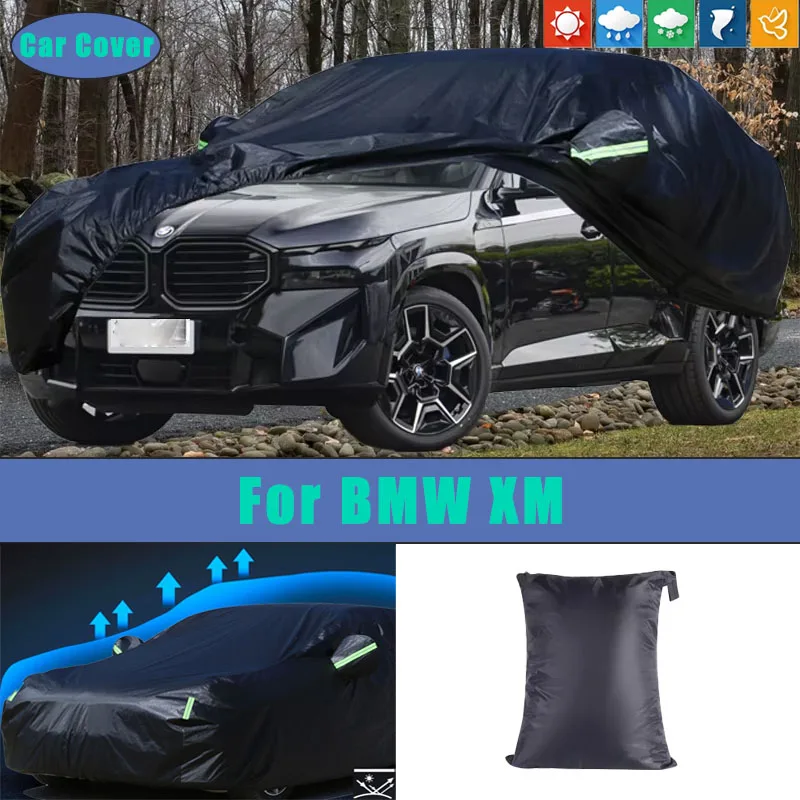 

For BMW XM Car Full Outer Covers Outdoor Waterproof Dustproof Sun Rain Snow Protection Exterior Car Accessories