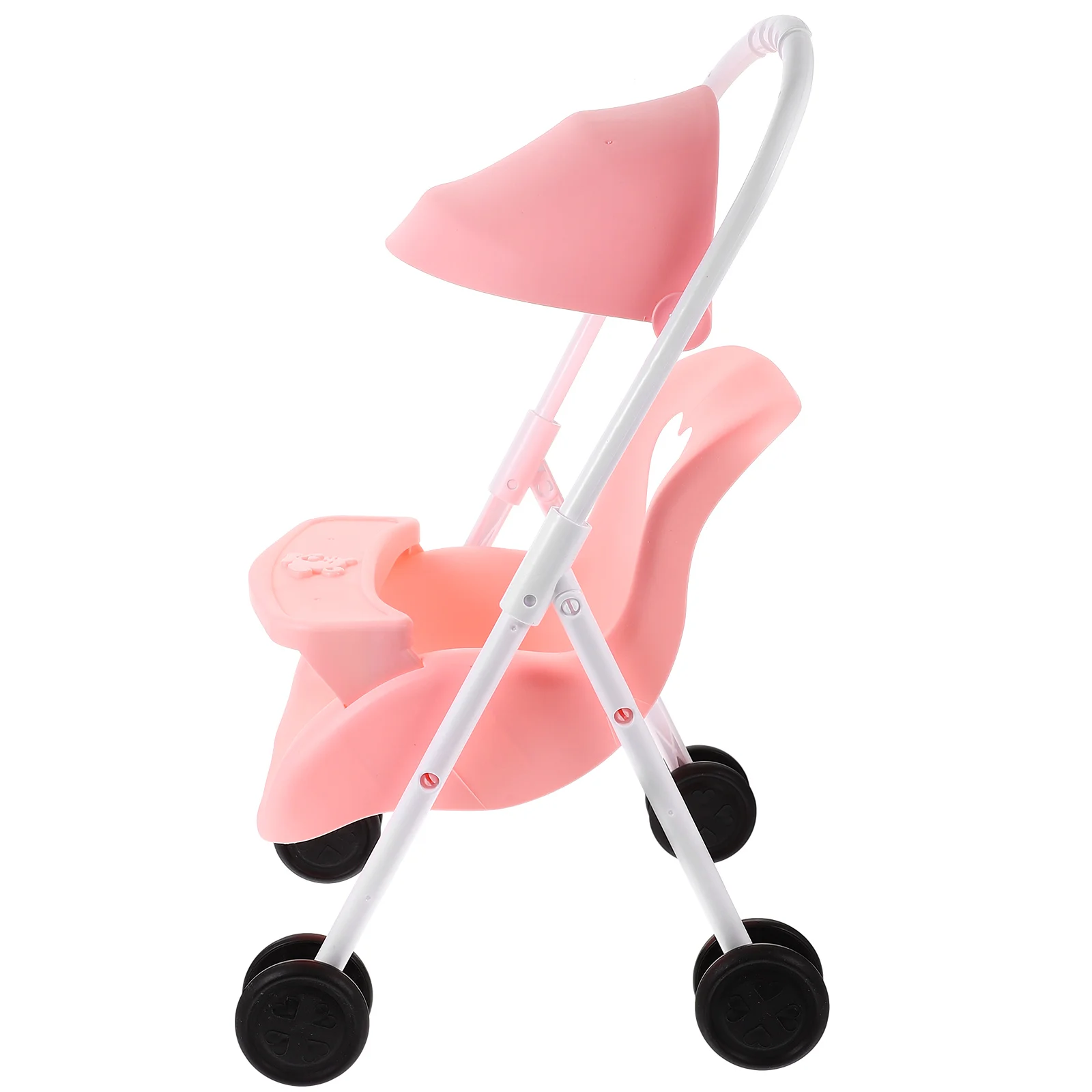 Pram Stroller Furniture Dolly Carriage My First Dolls Pink Mini House Baby Childrens Toys