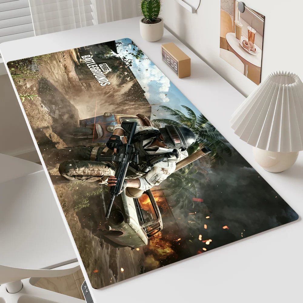 Battle P-PUBG Mouse Pad MousePad Non-slip Lockedge Office Student Royale Gaming Thickened Game Large Writing Pad Cushion