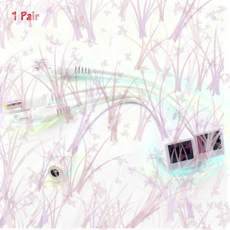 

1/5/10Pair POE Camera Splitter 12V Power Injector Adapter Cable CCTV Accessories Connector Power Supply for Surveillance Camera