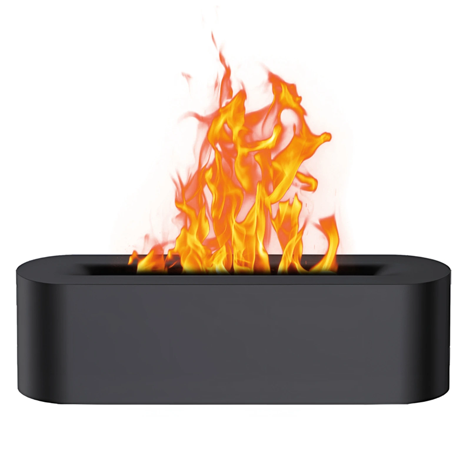 

Диффузор пламени Увлажнитель с автоматическим выключением 150 мл Диффузор эфирного масла 3 режима таймера Тихий 7-цветный ночник с имитацией пламени USB