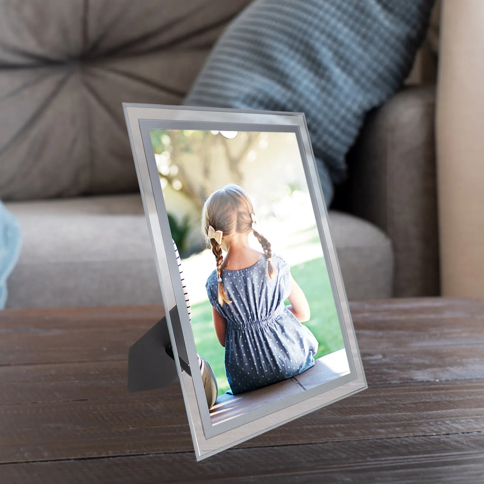 Glass Certificate Frame Diploma Display Holder Stable Clear Photo Frame for Document Graduation License Certificate Showcase