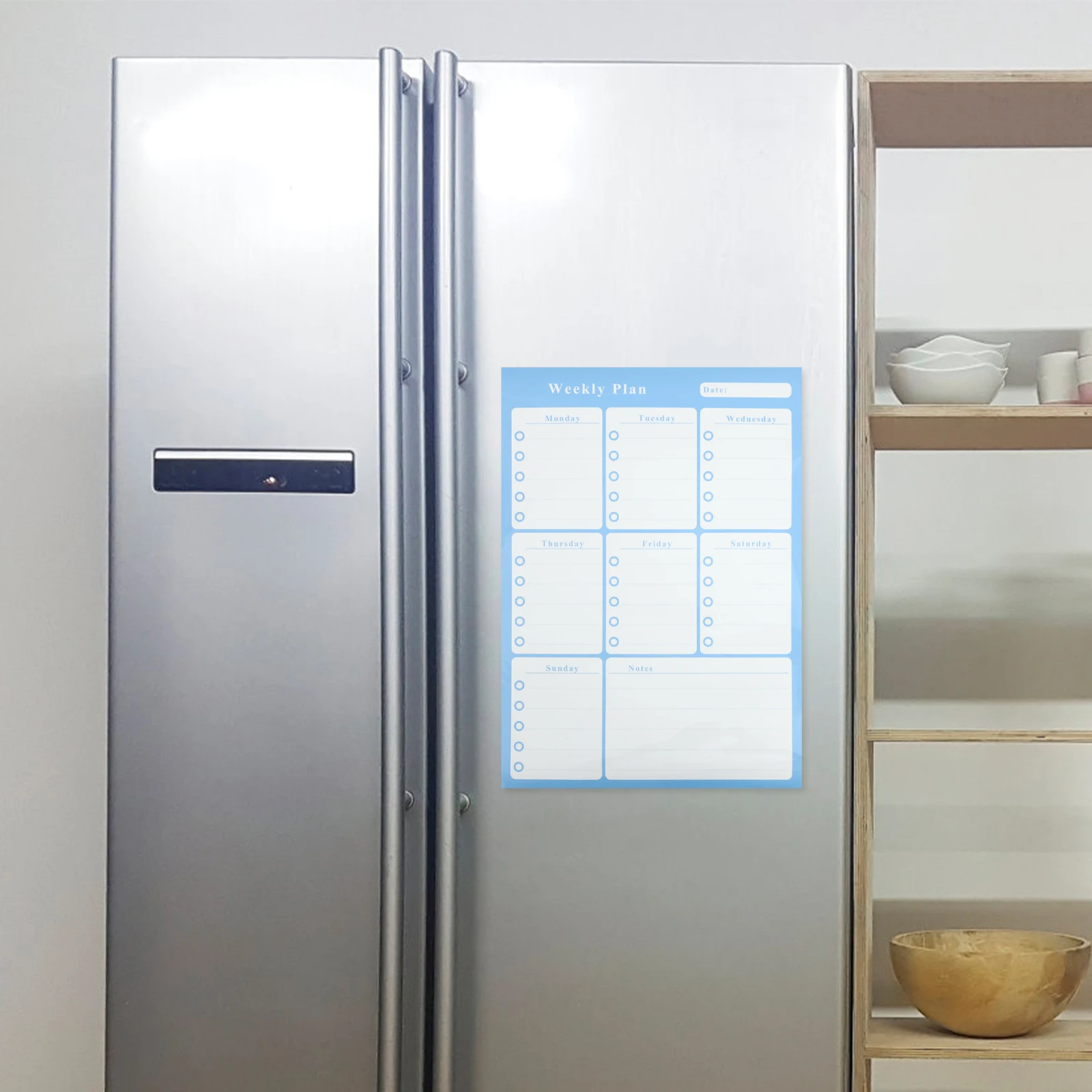 

Magnetic Dry Erase Whiteboard Chore Chart Daily Schedule Board Reusable Planner For Kitchen Fridge Long Lasting Material