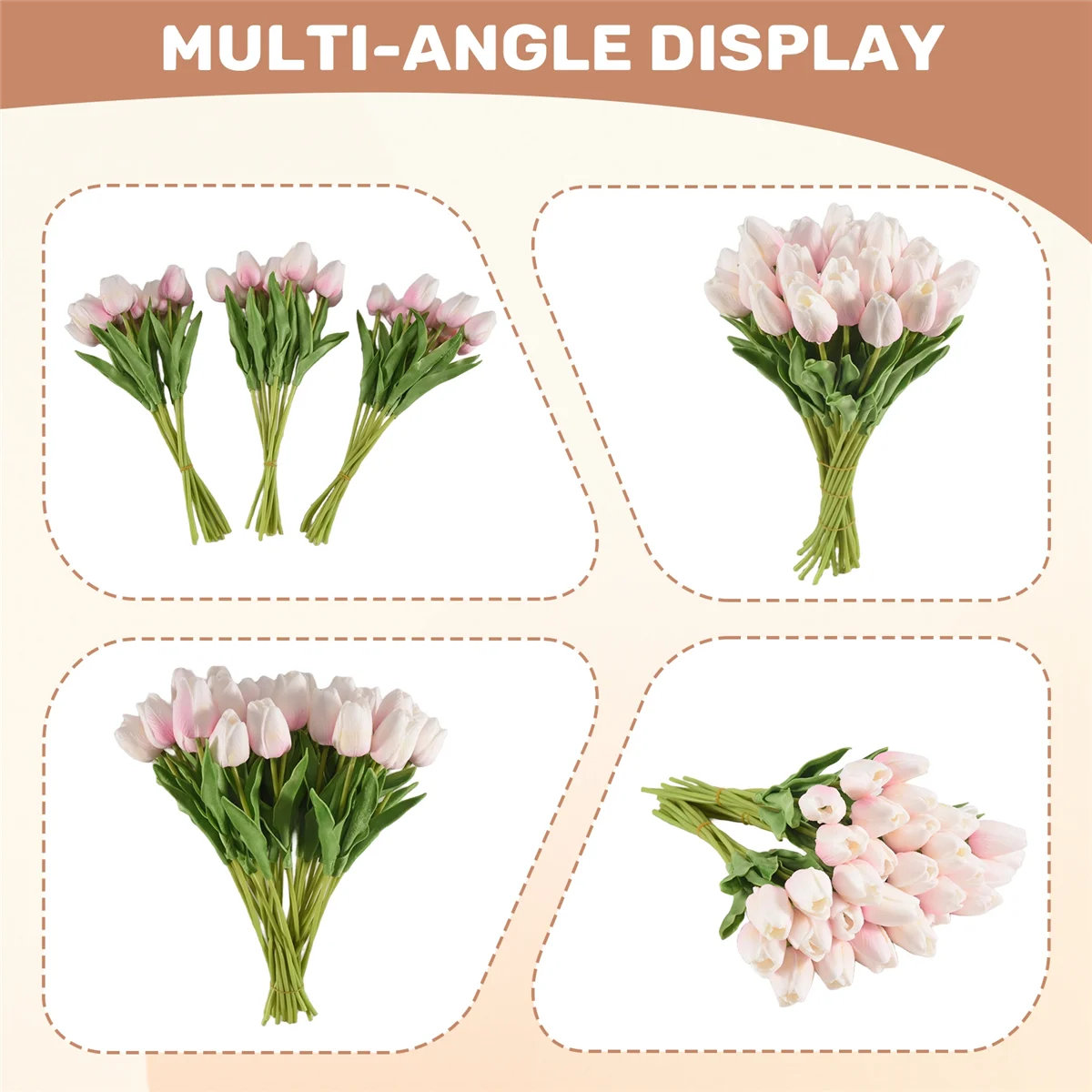 

RIRI 30 шт. искусственные цветы тюльпанов настоящие сенсорные тюльпаны искусственные голландские PU букет тюльпанов латексный цветок белый тюльпан (светло-розовый)