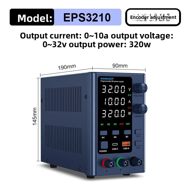 NEW Adjustable Voltage Regulators 30v Notebook Maintenance Battery Charging Power Supply Usb Fast Charging Encoder Adjustment HO