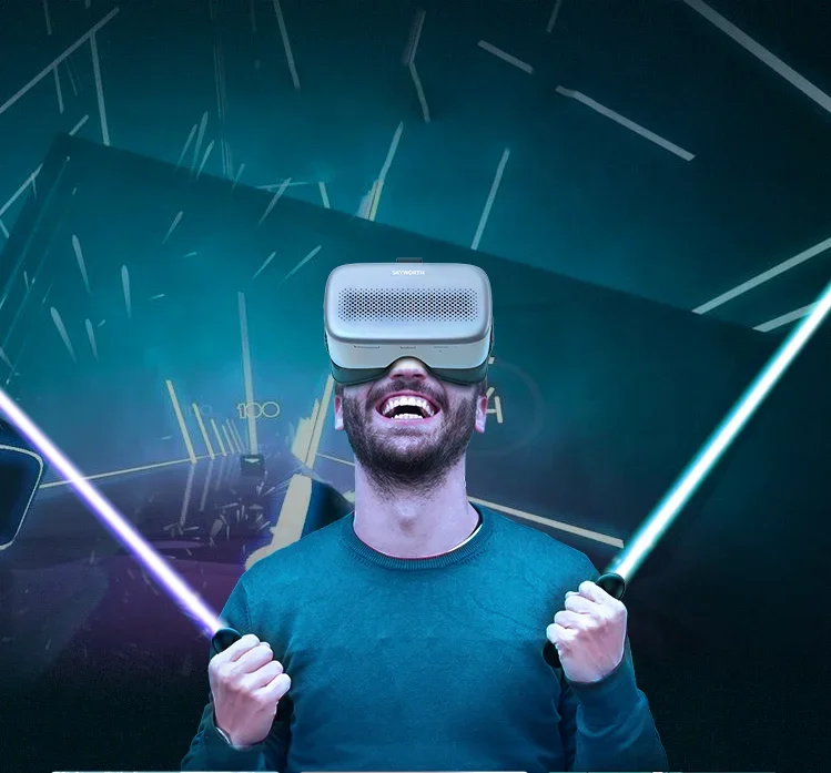 Todo um 3D VR Headset, 5,5 polegadas, 4K WiFi