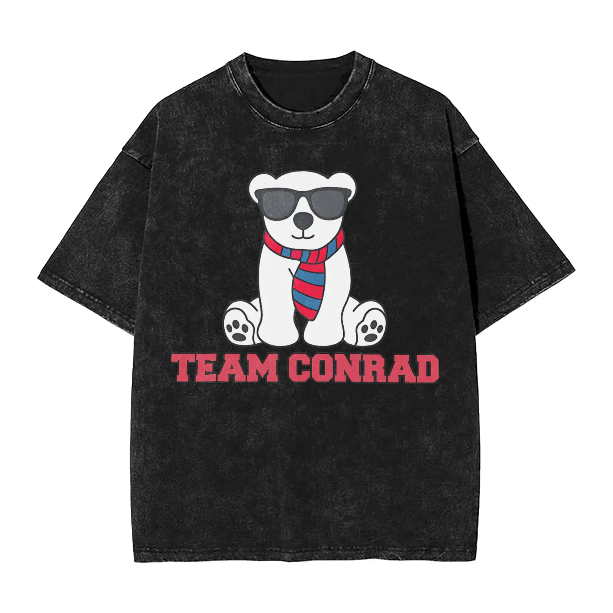 

Футболка Team Conrad The Summer I Turned Pretty Mini Bear, пляжные потрясающие футболки для пар, свободная одежда с короткими рукавами