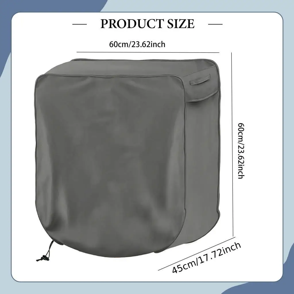 Wall Mounted Hose Reel Cover Outdoor Weatherproof 210D Oxford Protective Case for Garden Dustproof Coverage