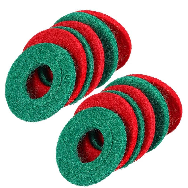 12 Pieces Battery Terminal Anti Corrosion Washers Fiber Battery Terminal Protector, 6 Red and 6 Green