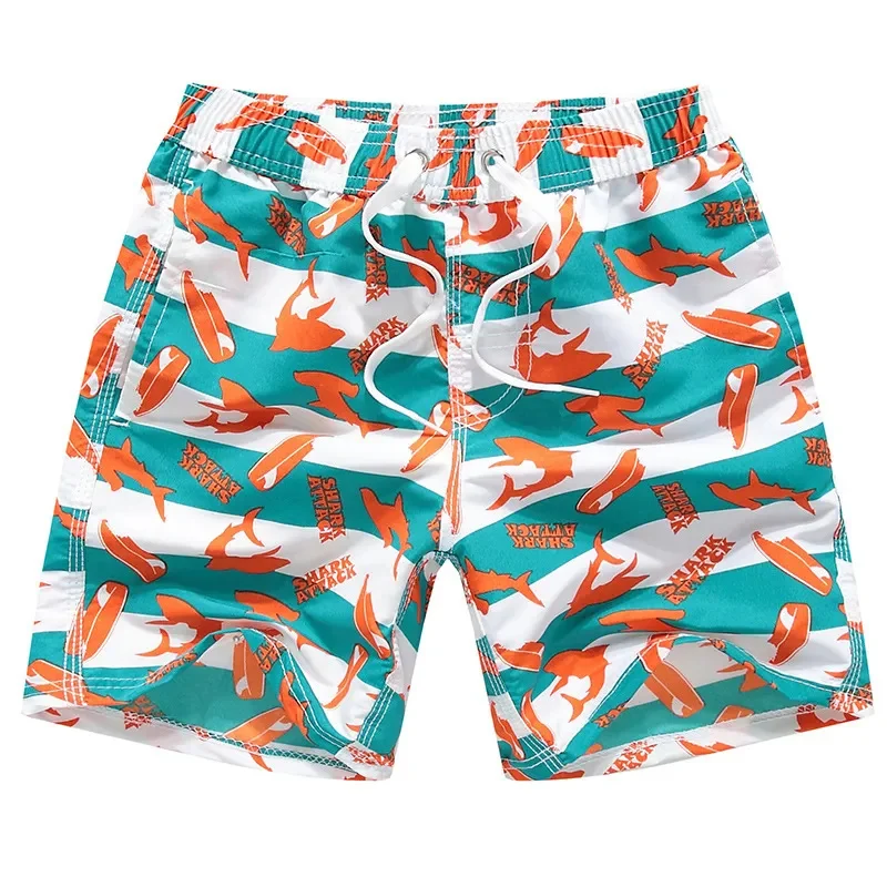 3-14Y Kids Boys Trunks Summer Beach Wear Swim Shorts Quick Dry Children Swimwear Seaside Rash Guard Bathing Suits 2023