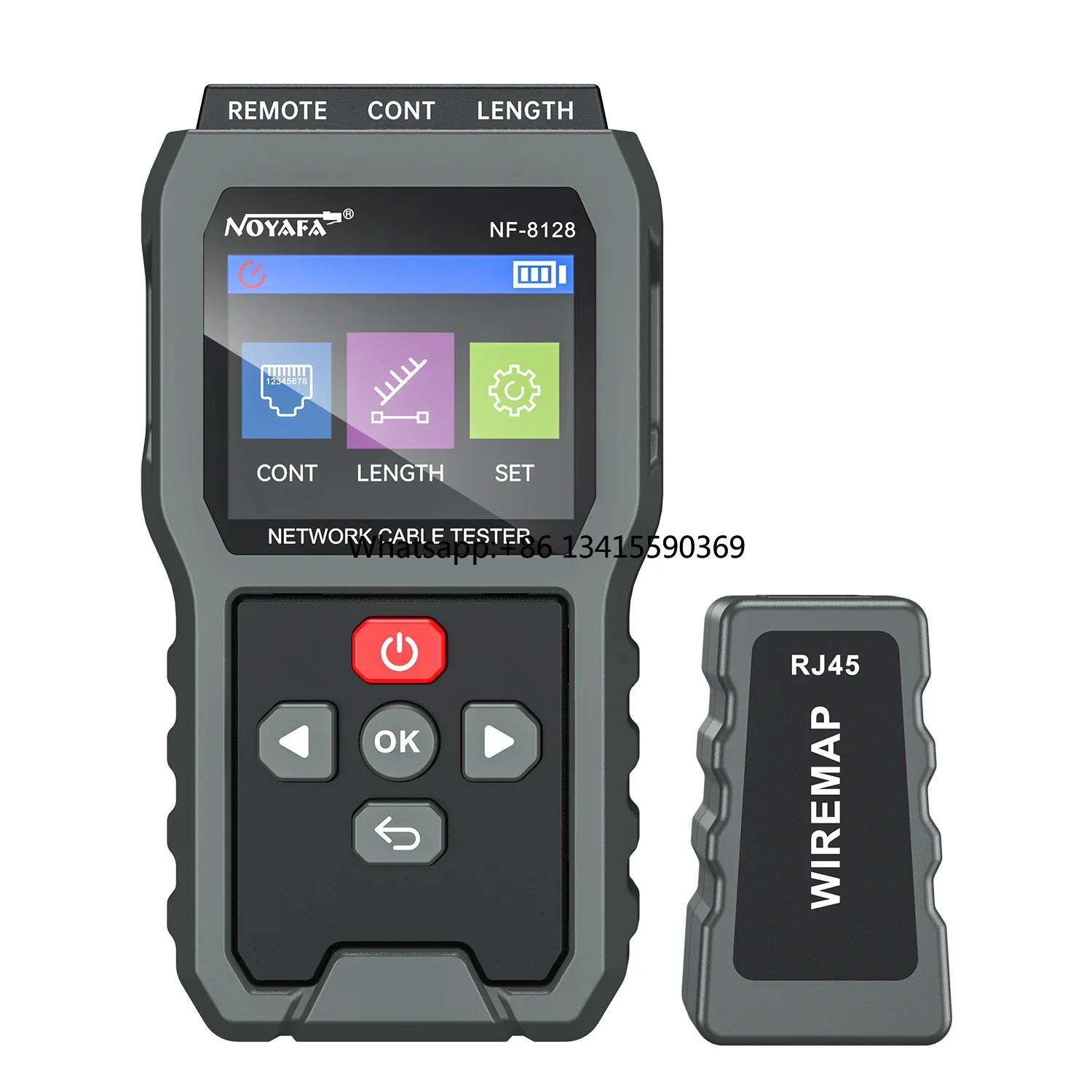 

Cat6 RJ45 LAN Cable Tester Tools NF-8128 Cable Tester with LCD Display