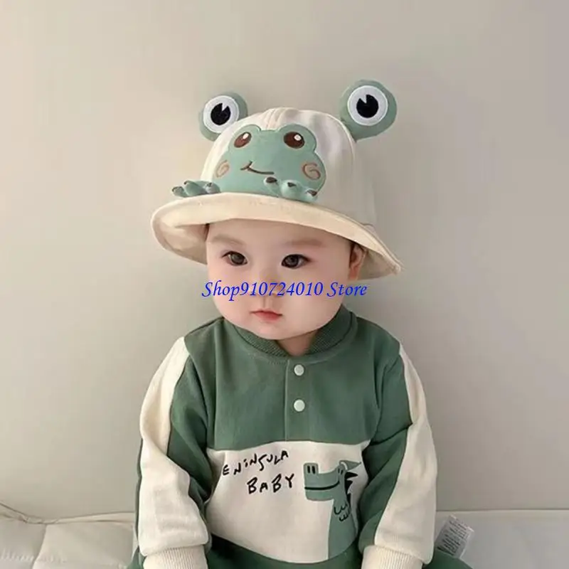

77HD Baby Wide Brimmed Sun Hat for Spring Fall Soft Comfortable Lining Sun Protections Lightweight Outdoor Fisherman Caps