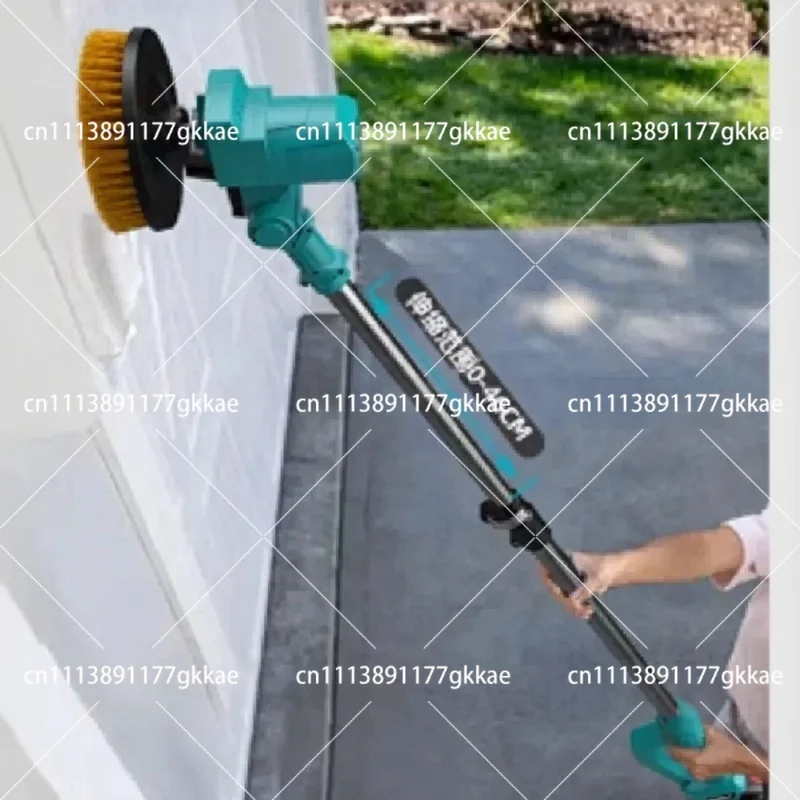 Electric Cleaning Brush Multifunctional Long Pole Car Wash Tool High Power Scrubber