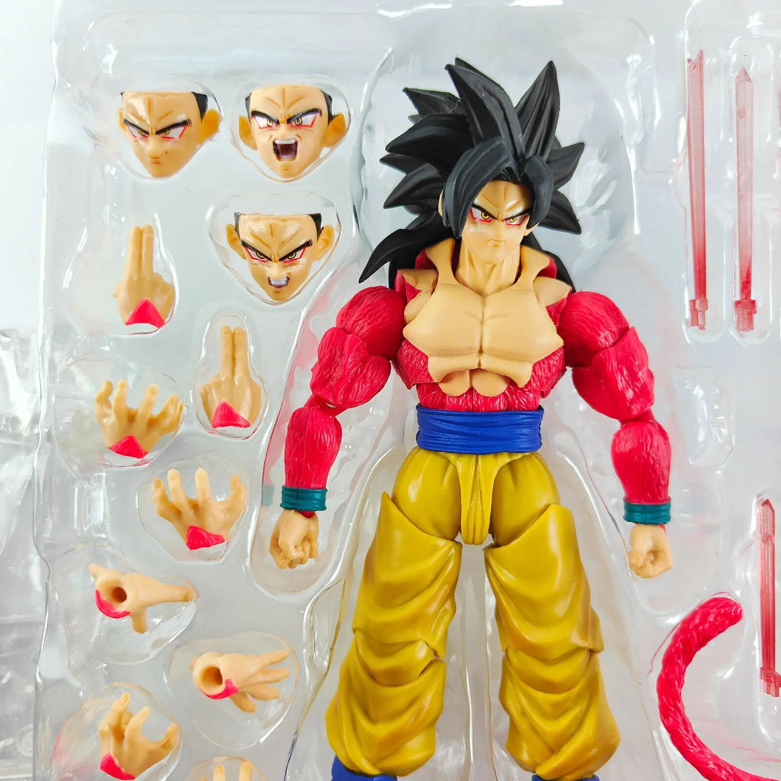 Vegeta SSJ SHFiguarts 4 Figure GT Super Saiyan 4 Goku Action Figures DragonBall Z SS4 Toy Gift Doll Joint Movable Doll