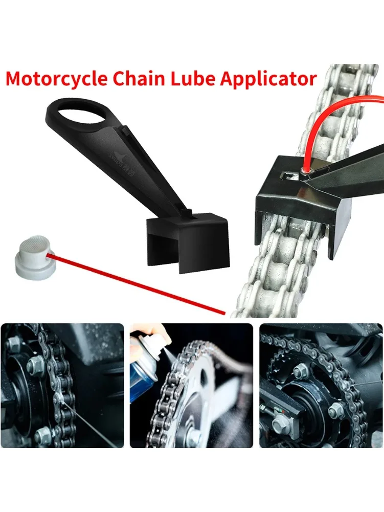 AliExpress NONE 1-5PCS Bicycle Chain Lube Applicator Mess-Free Chain Wax Cleaner Attachment Motorcycle Chain Lube Oiler Tool