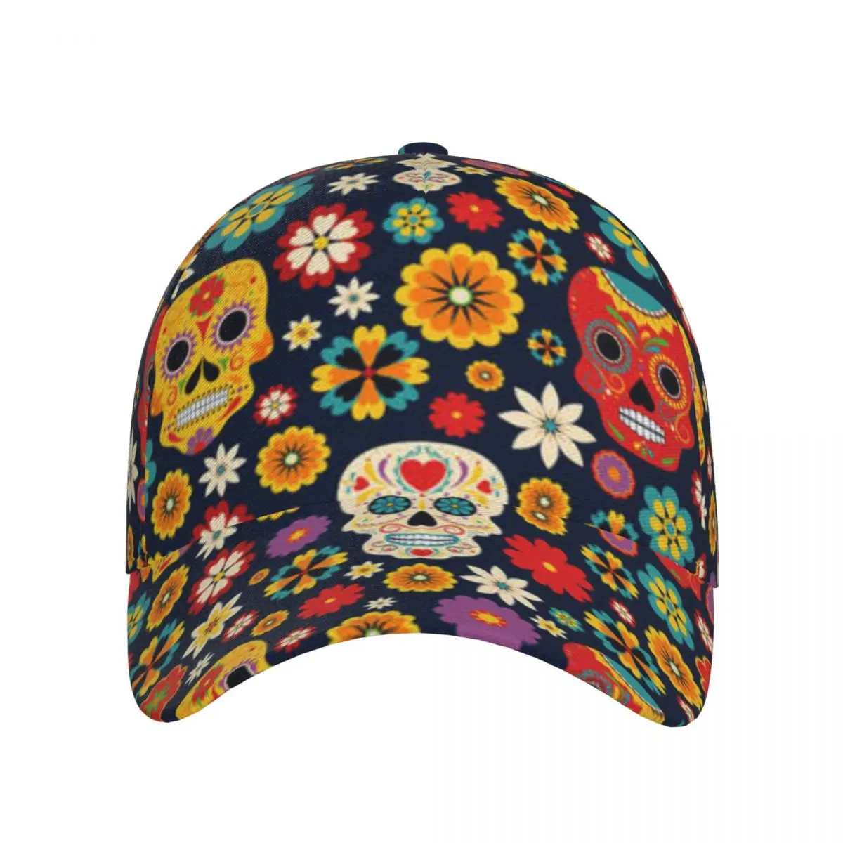 Dia De Los Muertos Pattern Baseball Cap Fishing Caps Outdoor Hunting Hiking Hat