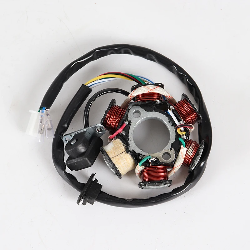 Motorcycle 5 Wire 6 Pole DC For GY6-125 152QMI 157QM Magneto Stator Coil Generator Scooter Moped ATV Dirt Bike Go Carts TaoTao